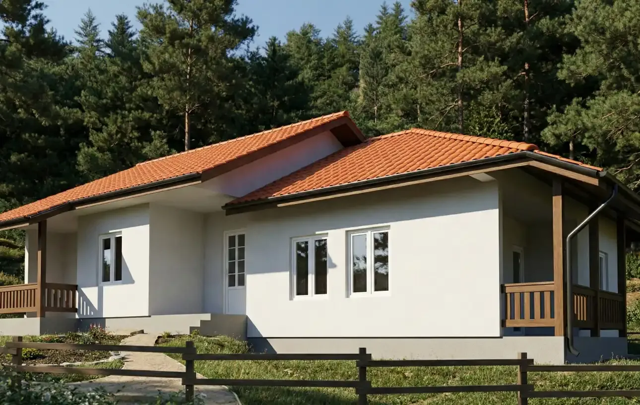 каркасный дом иваница тип 127